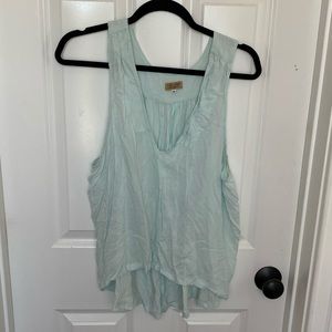 Piko loose tank - sea foam / light blue